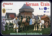 Солдатики из пластика Норманский обоз (1/72) Strelets - фото