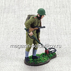 Ряд.сапёрных частей Красной Армиии с миноискателем 1943-45 гг., 54 мм (QF0044) (QF0044)