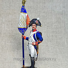 Миниатюра из олова Сержант-орлоносец 4 линейного полка 1805 г., 54 мм, Студия Большой полк (ИЛ2429.12.02.54) (ИЛ2429.12.02.54 )