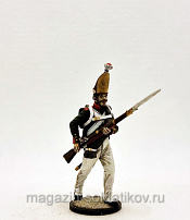 Миниатюра из олова Гренадер Павловского гренадерского полка, Россия 1811-13, 54 мм, Студия Большой полк - фото