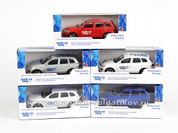 Масштабная модель в сборе и окраске Volkswagen Touareg, TM Sochi 2014, 1:47 (Гонконг) (GT7054) (GT7054 )