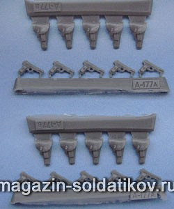 Аксессуары из смолы Пистолет «ТТ» и кобура. Tank (А 177) (А 177)