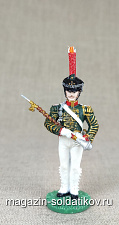 №128 - Тамбурмажор Белозерского пехотного полка, 1814 г. - фото