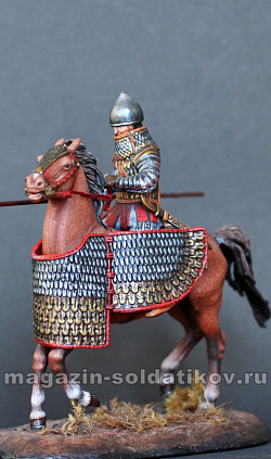 Сборная фигура из металла Persian warrior 5 c.b.c, 54 мм, Alive history miniatures