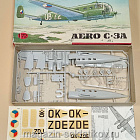 Сборная модель из пластика Самолет Aero C-3A (1/72) KP (QM-265) (QM-265)