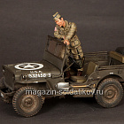 Сборная фигура из смолы 1-ой лейтенант 101-й воздушно-десантной дивизии США. 1944., 1:35, SOGA miniatures (SM 3510) (SM 3510)