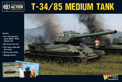 T34/85 Medium Tank 28mm Warlord (402014004) (402014004)