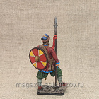 Миниатюра из олова Варяжский дружинник с копьем. Русь X-XI век, 54 мм, Студия Большой полк