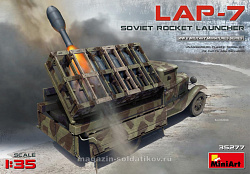 Сборная модель из пластика Советская ракетная установка LAP-7, MiniArt (1/35)