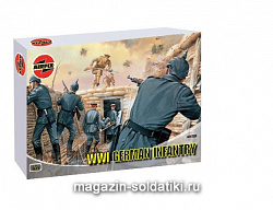 Солдатики из пластика А Набор солдатиков «Немецкая пехота WW1» (1/72) Airfix (1726) (1726)