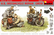 35284 Американские мотоциклы на ремонте. Специальное издание, MiniArt  (1/35)