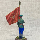 Старшина погранвойск со знаменем, 1941 г., 54 мм, Студия Большой полк (ИЛ1729.14.01.54) (ИЛ1729.14.01.54)
