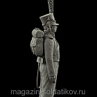 Сборная миниатюра из смолы Рядовой морского батальона. Франция 1812 г. 60 мм, HIMINI (HI-60-036) (HI-60-036)