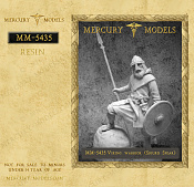 Сборная фигура из смолы Vikinng warrior (Sigurd Spear), 54 mm. Mercury Models - фото