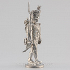 Сборная миниатюра из металла Сержант гренадёрской роты,идущий, Франция, 28 мм, Аванпост