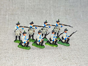 Солдатики из пластика в росписи Австрийские мушкетеры, Семилетняя война, набор - 8 шт., Revell - фото