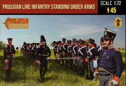 Prussian Line Infantry in Summer Dress standing (1/72) Strelets (211) (211)