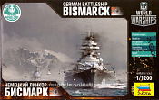 9204 Немецкий линкор "Бисмарк" 1:1200, Звезда