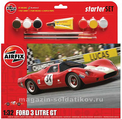 Сборная модель из пластика А Автомобиль Ford 3 GT (1/32) Airfix (55308) (55308)