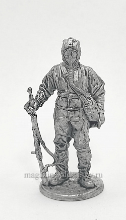 Миниатюра из олова Солдат химический войск РККА, 1941-45 гг. СССР, 54мм. EK Castings (WW2-82) (WW2-82)