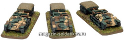 Сборная модель из пластика 3 Renault UE Carriers (15мм) Flames of War (FR211) (FR211)