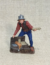 Европейский артиллерист XIV-XV вв. 54 мм - фото