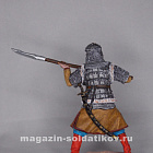Миниатюра в росписи Рядовой воин поместного войска с совней, XVI-XVII вв, 1:32, Сибирский партизан (СП125) (СП125)