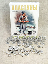 Пластуны (13 фигур) 28 мм АРЕС - фото