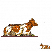 Волшебная фанера Коровы, телята, Корова 8, Воины и битвы - фото