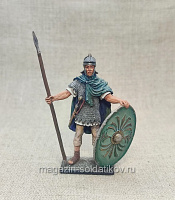 Миниатюра из олова Римский солдат вспомогательных войск, 54 мм, Студия Большой полк - фото