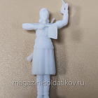 Сборная модель из фотополимерной смолы (3D печать) MWS-0020 Фигура регулировщицы в Берлине. 1945 г. Поза 5, 1/35, Мир Моделей (573-003) (573-003)