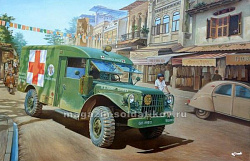 Сборная модель из пластика M43 ¾ ton 4x4 Ambulance truck (1/35) Roden