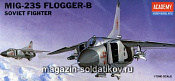 Сборная модель из пластика Самолет МиГ-23 1:72 Академия - фото