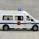 Ford Transit Полиция, Технопарк 1/43 (Q540-0096) (Q540-0096)