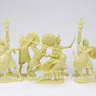 Солдатики из пластика Carthaginians 12 figures in 6 poses (cream), 1:32 ClassicToySoldiers