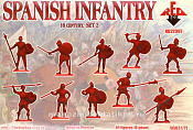 Солдатики из пластика Испанская пехота, XVI век. Набор №2 (1:72) Red Box - фото