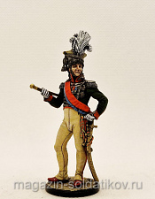 Миниатюра из олова Король Неаполитанский, маршал Франции Иохим Мюрат 1810-12 гг, Студия Большой полк - фото