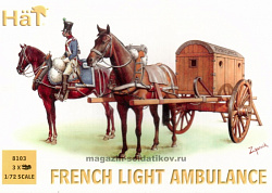 Солдатики из пластика French Light Ambulance (1:72), Hat (8103) (8103)