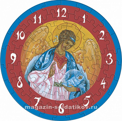 Сборная пазл-игрушка Часы «Ангел Хранитель» (с часовым мех.), Умбум (126 13) (126 13)