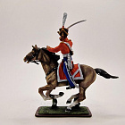 Миниатюра из олова Офицер лейб гвардии казачьего полка, 1812 г, Россия, 54 мм, Студия Большой полк (БП0570.12.02.54) (БП0570.12.02.54)