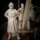 Сборная миниатюра из смолы Мортира с расчетом, выборные полки солдатского строя 1656-1671, 54 мм, TRILOKA miniatures (TLK-54-036) (TLK-54-036)