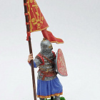 Русский дружинник со стягом, XIII в., XIII век, 54 мм, Soldanir (QF0425) (QF0425)