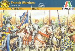 Сборная модель из пластика ИТ Набор солдатиков «Французские рыцари (100-летняя война)» (1/72) Italeri