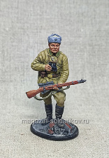 Снайпер 1047-го стрелкового полка В. Зайцев, осень 1942 г., 54мм, Красный фронт, 54 мм - фото