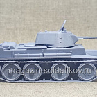 Легкий танк БТ-7 3D 1/56 3Д Корнукопия (552-021) (552-021)