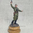 Комбат, капитан пехоты Красной Армии, 1941-43гг. СССР, подставка (MS004) (MS004)