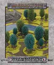 Small Summer Wood, (15mm) Flames of War. Wargames (игровая миниатюра) - фото