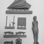 Сборная миниатюра из смолы Русский знаменосец пехотных полков, 1812 г, 54 мм, Chronos miniatures
