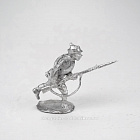 Сборные фигуры из металла Красноармеец в атаке (буденовка) 28 мм, Figures from Leon