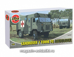 Сборная модель из пластика А Грузовик LANDROVER 1 TONNE FC AMBU (1/76) Airfix (2333) (2333)
